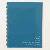 Minimale monogram koepel planner (Voorkant)