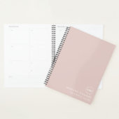 Minimale monogram koepel planner (Display)