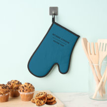Minimale Monogram Master Chef Blauw-Wit Schort