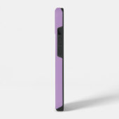 Minimale Monogram Moderne Paarse Lilac iPhone Hoesje (Linkerkant)