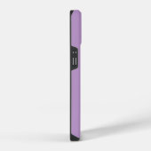 Minimale Monogram Moderne Paarse Lilac iPhone Hoesje (Rechterkant)