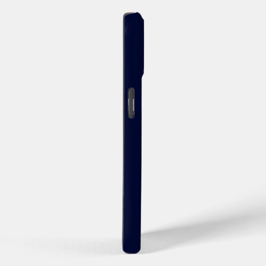 Minimale Monogram Navy Blauwe Case-Mate iPhone Case (Achterkant / Rechts)