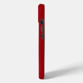 Minimale Monogram Rode Case-Mate iPhone Case (Achterkant / Links)
