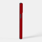 Minimale Monogram Rode iPhone 15 Case (Rechterkant)