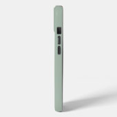 Minimale Monogram Sage Green Case-Mate iPhone Case (Achterkant / Links)
