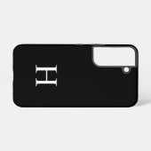 Minimale Monogram Samsung Galaxy Hoesje (Achterkant horizontaal)