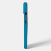 Minimale Monogram Teal Case-Mate iPhone Case (Achterkant / Links)