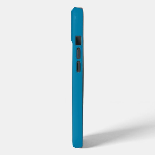 Minimale Monogram Teal Case-Mate iPhone Case (Achterkant / Links)