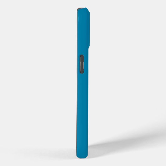 Minimale Monogram Teal Case-Mate iPhone Case (Achterkant / Rechts)