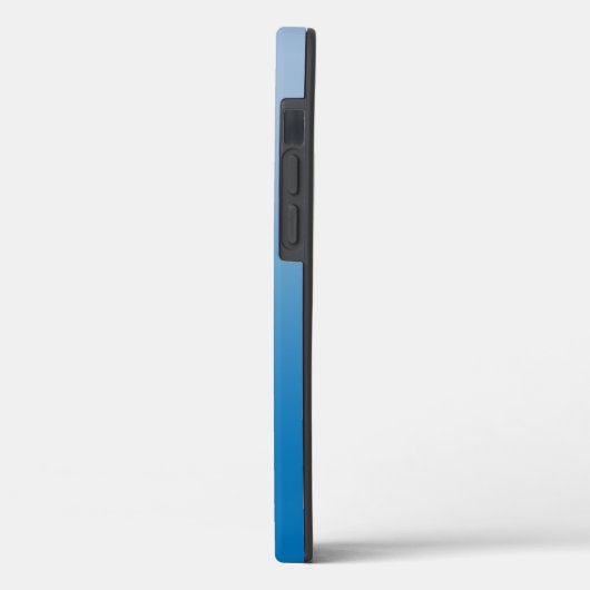 Minimale monstergrootte Licht tot Donkerblauw verl Case-Mate iPhone Case (Achterkant / Links)