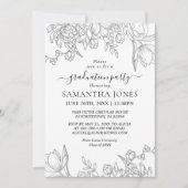 Minimale mooie Sjabloon voor het uitnodigen van Af Kaart (Voorkant)