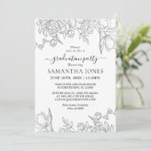 Minimale mooie Sjabloon voor het uitnodigen van Af Kaart (Staand voorkant)