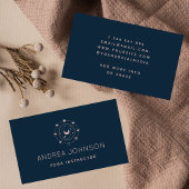 Minimale moonfase sterren Astrologie Celestial Visitekaartje