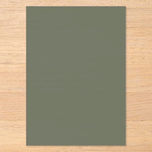 Minimale Moss Green Acryl Uitnodiging – Aanpassen (Voorkant)