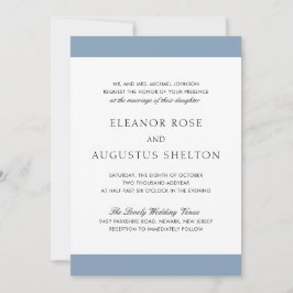 Minimale mosterdblauw in één keer kaart