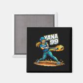 Minimale Moswag Yana 99 Softbal Ondersteuning Magneet (Voorkant / Achterkant)