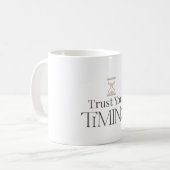 Minimale Motivatie Mok-Quote Koffiekop Koffiemok (Voorkant links)
