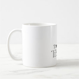 Minimale Motivatie Mok-Quote Koffiekop Koffiemok