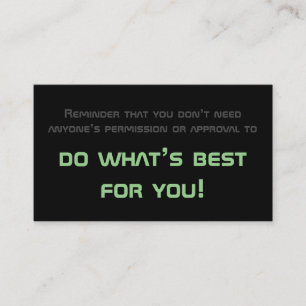 Minimale motivatie prijsopgave voor geestelijke ge visitekaartje