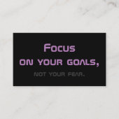 Minimale motivatie prijsopgave voor levensbussen visitekaartje (Voorkant)