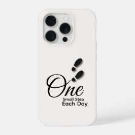 Minimale Motiverende iPhone 15 Pro Hoes Case