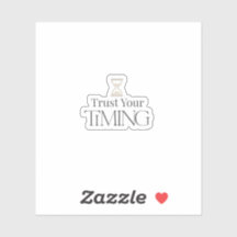 Minimale Motiverende Sticker-Die-Cut Sticker
