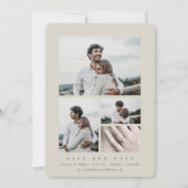 Minimale multi-foto van legant save the date (Voorkant)