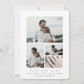 Minimale multi-foto van legant save the date (Voorkant)