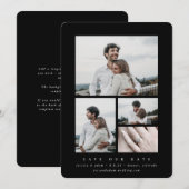 Minimale multi-foto van legant save the date (Voorkant / Achterkant)