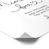 Minimale muurspreuken voor wilde bloemen poster (Hoek)