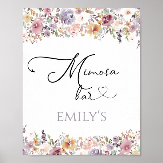 Minimale muurspreuken voor wilde bloemen poster (Voorkant)