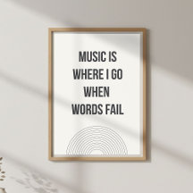 Minimale muziekliefhebber citaat