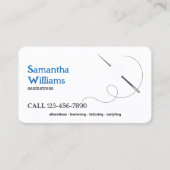 Minimale naaister visitekaartje (Voorkant)