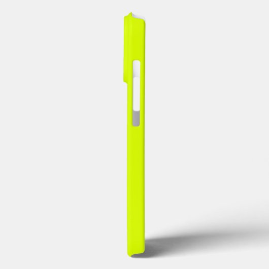 Minimale naam aangepast monogram chartreuse groen Case-Mate iPhone case (Achterkant / Links)