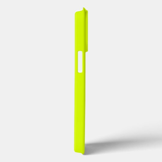 Minimale naam aangepast monogram chartreuse groen Case-Mate iPhone case (Achterkant / Rechts)