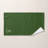 Minimale naam | Monogram kleur komt overeen met gr Bad Handdoek (Handdoek)
