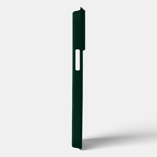 Minimale naam van aangepast monogram donkerdengroe Case-Mate iPhone case (Achterkant / Rechts)