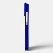 Minimale naam van aangepast monogram: kobalt blauw Case-Mate iPhone case (Achterkant / Links)