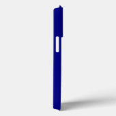 Minimale naam van aangepast monogram: kobalt blauw Case-Mate iPhone case (Achterkant / Rechts)