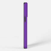 Minimale naam van aangepast monogram paarse druive iPhone hoesje (Rechterkant)