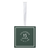 Minimale naam van Baby en geboorte — Fototoetsenbo Decoratie (Rechts)