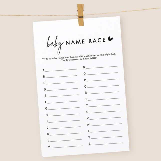 Minimale naam van Baby Race A - Z Game (Creator heeft geüpload)