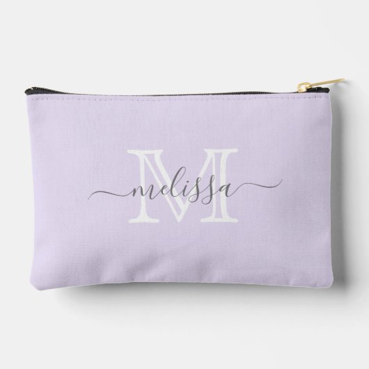 Minimale naam van de legant Lavender en monogram Etui (Achterkant)