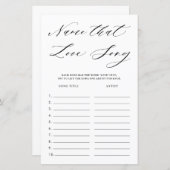 Minimale naam van het Vrijgezellenfeest die liefde (Voorkant / Achterkant)