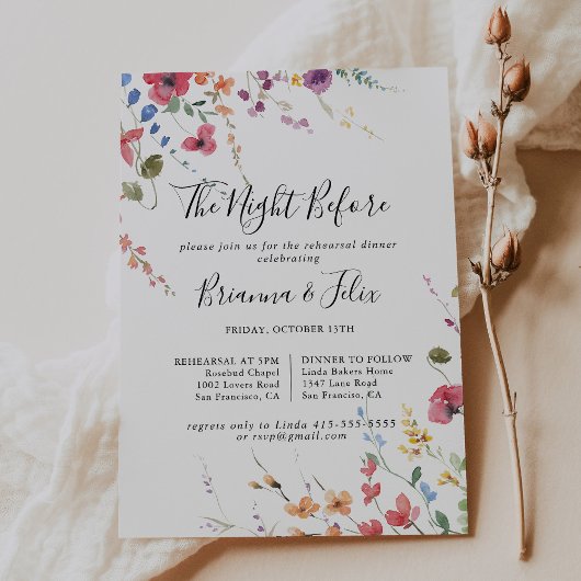 Minimale nacht voor repetitie kaart