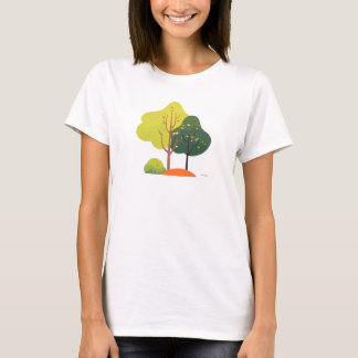 Minimale Natuur Boom Vrouwen Casual T-Shirt
