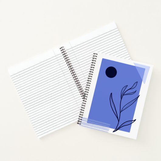 Minimale natuur notebook notitieboek (Binnen)