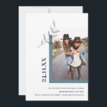 Minimale Natuur van Leaf Outdoor Foto Groen Save The Date<br><div class="desc">Kan volledig worden aangepast aan uw behoeften. © Gorjo Design. Gemaakt voor je via het Zazzle platform. // Nota: de foto die wordt gebruikt is een placeholder slechts afbeelding. U zult met uw eigen foto moeten vervangen alvorens opdracht te geven tot/druk uit. Neem contact met me op als je hulp...</div>