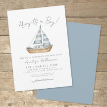 Minimale Nautische Babyfeestje