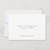 Minimale Nautische Waterverf Bedankkaart (Achterkant)